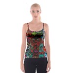 Somewhere Near Oblivion Nightmares Acid Colors Psychedelic Spaghetti Strap Top