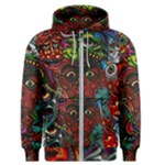 Somewhere Near Oblivion Nightmares Acid Colors Psychedelic Men s Zipper Hoodie