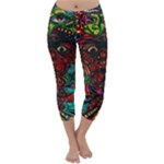 Somewhere Near Oblivion Nightmares Acid Colors Psychedelic Capri Winter Leggings 
