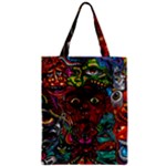 Somewhere Near Oblivion Nightmares Acid Colors Psychedelic Zipper Classic Tote Bag