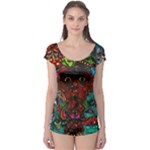 Somewhere Near Oblivion Nightmares Acid Colors Psychedelic Boyleg Leotard 