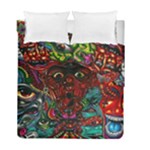 Somewhere Near Oblivion Nightmares Acid Colors Psychedelic Duvet Cover Double Side (Full/ Double Size)