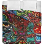 Somewhere Near Oblivion Nightmares Acid Colors Psychedelic Duvet Cover Double Side (King Size)
