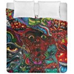 Somewhere Near Oblivion Nightmares Acid Colors Psychedelic Duvet Cover Double Side (California King Size)