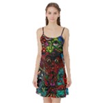 Somewhere Near Oblivion Nightmares Acid Colors Psychedelic Satin Night Slip