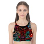 Somewhere Near Oblivion Nightmares Acid Colors Psychedelic Tank Bikini Top