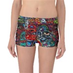 Somewhere Near Oblivion Nightmares Acid Colors Psychedelic Reversible Boyleg Bikini Bottoms