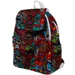 Somewhere Near Oblivion Nightmares Acid Colors Psychedelic Top Flap Backpack