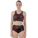 Somewhere Near Oblivion Nightmares Acid Colors Psychedelic Racer Back Bikini Set