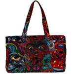 Somewhere Near Oblivion Nightmares Acid Colors Psychedelic Canvas Work Bag