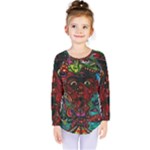Somewhere Near Oblivion Nightmares Acid Colors Psychedelic Kids  Long Sleeve T-Shirt