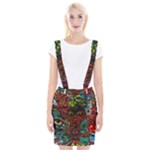 Somewhere Near Oblivion Nightmares Acid Colors Psychedelic Braces Suspender Skirt