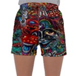 Somewhere Near Oblivion Nightmares Acid Colors Psychedelic Sleepwear Shorts