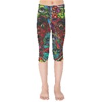 Somewhere Near Oblivion Nightmares Acid Colors Psychedelic Kids  Capri Leggings 