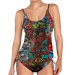 Somewhere Near Oblivion Nightmares Acid Colors Psychedelic Tankini Set