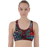 Somewhere Near Oblivion Nightmares Acid Colors Psychedelic Back Weave Sports Bra