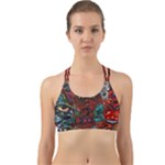 Somewhere Near Oblivion Nightmares Acid Colors Psychedelic Back Web Sports Bra