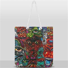 Full Print Rope Handle Tote (Large) 