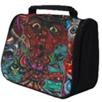 Somewhere Near Oblivion Nightmares Acid Colors Psychedelic Full Print Travel Pouch (Big)