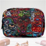 Somewhere Near Oblivion Nightmares Acid Colors Psychedelic Make Up Pouch (Small)