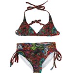 Somewhere Near Oblivion Nightmares Acid Colors Psychedelic Kids  Classic Bikini Set