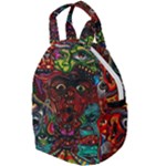 Somewhere Near Oblivion Nightmares Acid Colors Psychedelic Travel Backpack