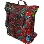 Somewhere Near Oblivion Nightmares Acid Colors Psychedelic Buckle Up Backpack