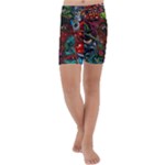 Somewhere Near Oblivion Nightmares Acid Colors Psychedelic Kids  Lightweight Velour Capri Yoga Leggings