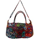 Somewhere Near Oblivion Nightmares Acid Colors Psychedelic Removable Strap Handbag