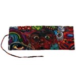 Somewhere Near Oblivion Nightmares Acid Colors Psychedelic Roll Up Canvas Pencil Holder (S)