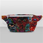 Somewhere Near Oblivion Nightmares Acid Colors Psychedelic Waist Bag 