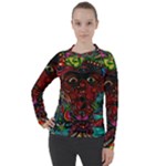 Somewhere Near Oblivion Nightmares Acid Colors Psychedelic Women s Pique Long Sleeve T-Shirt