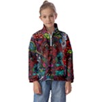 Somewhere Near Oblivion Nightmares Acid Colors Psychedelic Kids  Half Zip Hoodie