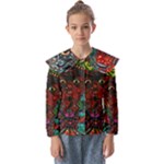 Somewhere Near Oblivion Nightmares Acid Colors Psychedelic Kids  Peter Pan Collar Blouse