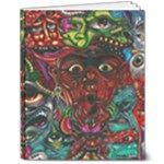 Somewhere Near Oblivion Nightmares Acid Colors Psychedelic 8  x 10  Hardcover Notebook