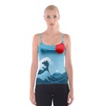 Minimalism Great Wave Off Kanagawa Spaghetti Strap Top