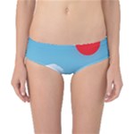 Minimalism Great Wave Off Kanagawa Classic Bikini Bottoms