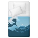 Minimalism Great Wave Off Kanagawa Duvet Cover (Single Size)