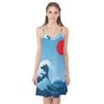 Minimalism Great Wave Off Kanagawa Camis Nightgown 
