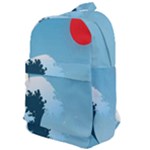 Minimalism Great Wave Off Kanagawa Classic Backpack