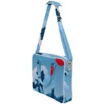 Minimalism Great Wave Off Kanagawa Cross Body Office Bag