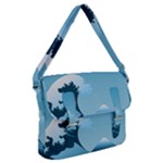 Minimalism Great Wave Off Kanagawa Buckle Messenger Bag