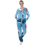 Minimalism Great Wave Off Kanagawa Women s Tracksuit