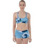 Minimalism Great Wave Off Kanagawa Perfect Fit Gym Set