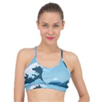 Minimalism Great Wave Off Kanagawa Basic Training Sports Bra