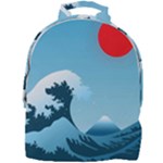 Minimalism Great Wave Off Kanagawa Mini Full Print Backpack