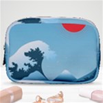 Minimalism Great Wave Off Kanagawa Make Up Pouch (Small)