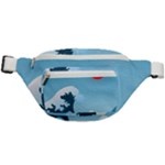 Minimalism Great Wave Off Kanagawa Fanny Pack