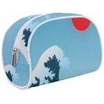 Minimalism Great Wave Off Kanagawa Make Up Case (Medium)