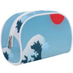 Minimalism Great Wave Off Kanagawa Make Up Case (Large)